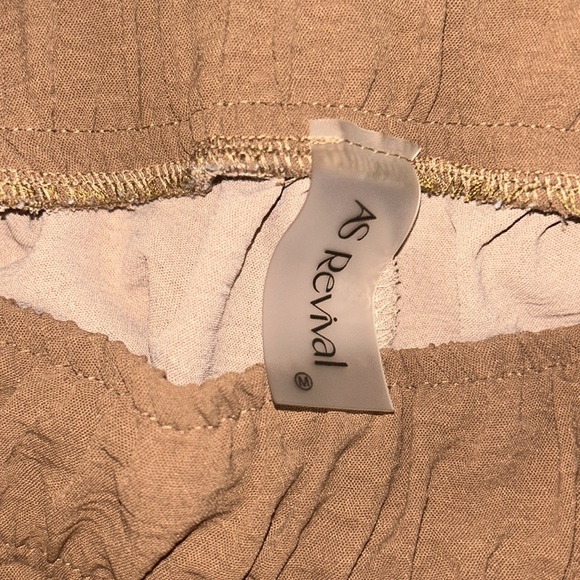 Altar’d State Revival Brown Athletic Shorts (M) - Picture 4 of 4